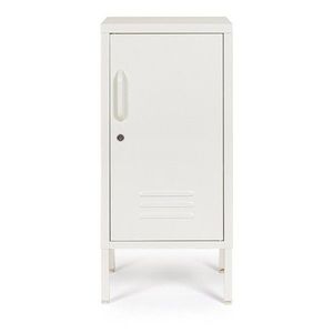 Krémovobiela kovová uzamykateľná skrinka 35x76x40 cm Cambridge – Yes Everyday vyobraziť