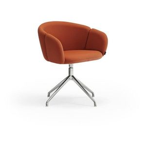 Čalúnené jedálenské kreslo s podrúčkami v terakotovej farbe Add – Teulat vyobraziť