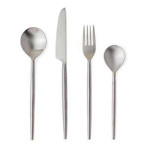 Antikoro príbor 16 ks v striebornej farbe pre 4 osoby Bronte – Bizzotto vyobraziť