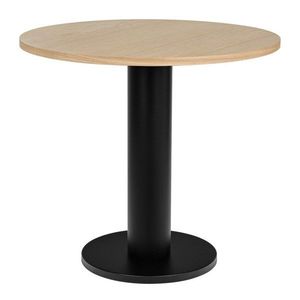 Okrúhly jedálenský stôl s doskou v dubovom dekore ø 65 cm Sool – noo.ma vyobraziť