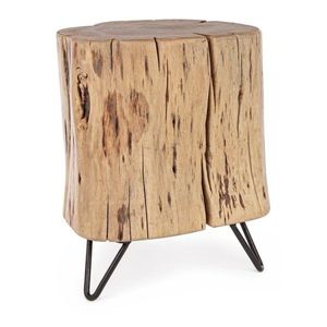 Stolička z masívu akácie v prírodnej farbe Artur – Bizzotto vyobraziť