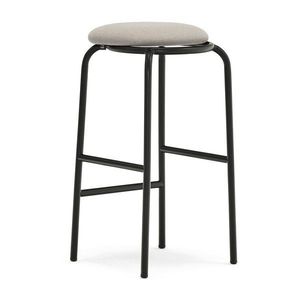 Čierna kovová barová stolička Eclipse – Teulat vyobraziť