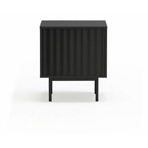 Čierny matný nočný stolík Sierra – Teulat vyobraziť