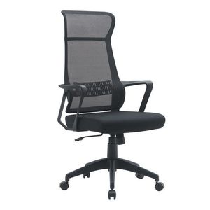 Čierna čalúnená kancelárska stolička Hoboken – Yes Everyday vyobraziť