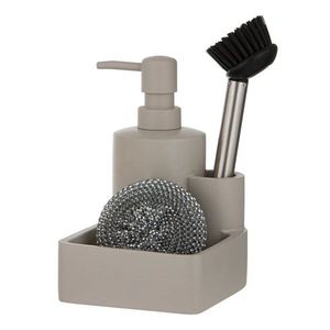 Sivý polyresinový stojan na umývacie prostriedky Essentials – Ladelle vyobraziť
