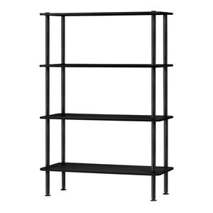 Čierny regál v dekore duba 80x127x35 cm Teidi – noo.ma vyobraziť