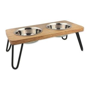 Drevená súprava misiek s podstavcom pre psa Dog Fantasy – Plaček Pet Products vyobraziť