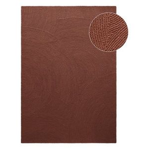 Ručne tkaný vlnený koberec v tehlovej farbe 80x150 cm Calmio – Hanse Home vyobraziť