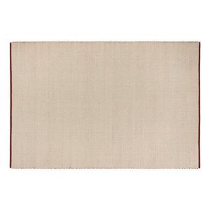 Červený/béžový ručne tkaný vlnený koberec 200x300 cm Lenu – noo.ma vyobraziť