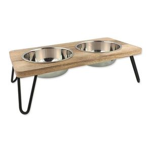 Drevená súprava misiek s podstavcom pre psa Dog Fantasy – Plaček Pet Products vyobraziť