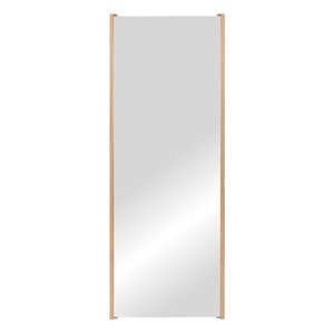 Nástenné zrkadlo s dreveným rámom 60x160 cm Lun – noo.ma vyobraziť