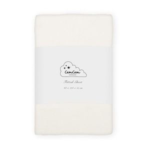Krémovobiela napínacia detská plachta do postieľky z bio bavlny 60x120 cm Off-White – Cam Cam Copenhagen vyobraziť