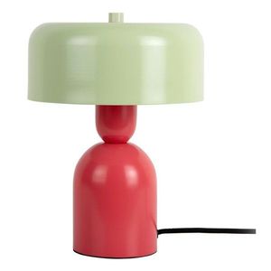 Červená/zelená kovová stolová lampa (výška 24 cm) Double Funky – Leitmotiv vyobraziť