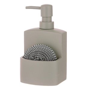 Sivý dávkovač mydla z polyresínu 250 ml Essentials – Ladelle vyobraziť