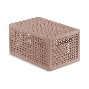 Staroružový úložný box s vekom z recyklovaného plastu 19x30x15 cm Kaya – Curver vyobraziť