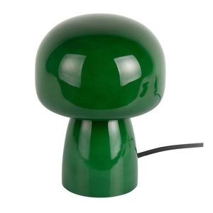 Tmavozelená sklenená stolová lampa (výška 20 cm) Fervor – Leitmotiv vyobraziť