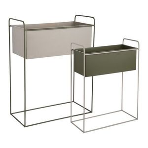 Kovové stojany na kvety 2 ks (výška 65 cm) Reina – PT LIVING vyobraziť