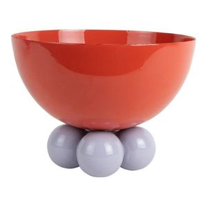 Červená železná misa ø 26 cm Double Funky – PT LIVING vyobraziť