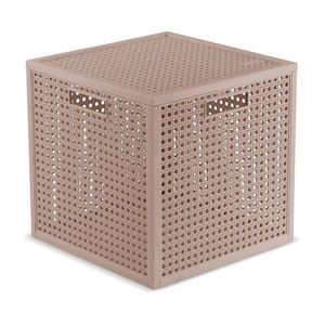 Staroružový úložný box s vekom z recyklovaného plastu 28x28x28 cm Kaya Cube – Curver vyobraziť
