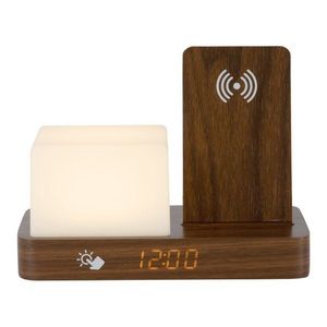 Digitálny/stolový budík s bezdrôtovou nabíjačkou Retro LED Night Light – Karlsson vyobraziť