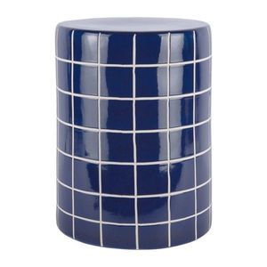 Keramický okrúhly odkladací stolík ø 33 cm Retro Tiles – Leitmotiv vyobraziť