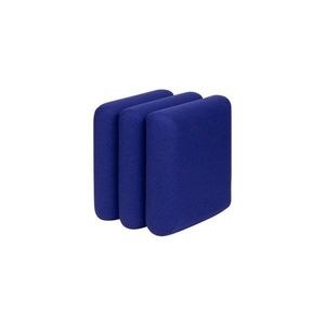 Modrý vlnený taburet Radd – noo.ma vyobraziť