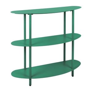 Zelený kovový regál 90x82x28 cm Cool Retro – Leitmotiv vyobraziť