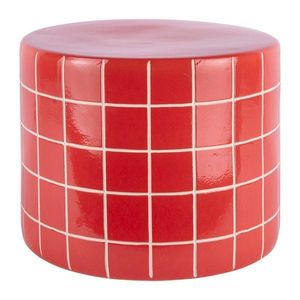 Keramický okrúhly odkladací stolík ø 42 cm Retro Tiles – Leitmotiv vyobraziť