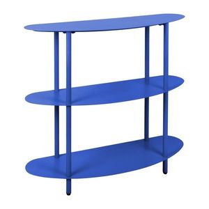 Modrý kovový regál 90x82x28 cm Cool Retro – Leitmotiv vyobraziť