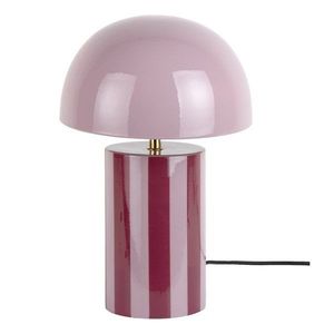 Fialová kovová stolová lampa (výška 34 cm) Rayado – Leitmotiv vyobraziť