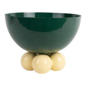 Zelená železná misa ø 26 cm Double Funky – PT LIVING vyobraziť