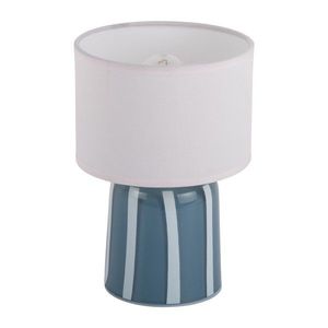 Modrá kovová LED stolová lampa (výška 20 cm) Verano LED – Leitmotiv vyobraziť