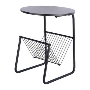 Kovový okrúhly odkladací stolík ø 40 cm Riqueza Revista – Leitmotiv vyobraziť