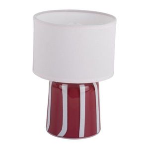 Červená kovová LED stolová lampa (výška 20 cm) Verano LED – Leitmotiv vyobraziť