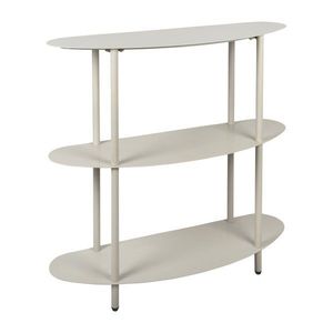 Sivý kovový regál 90x82x28 cm Riqueza – Leitmotiv vyobraziť