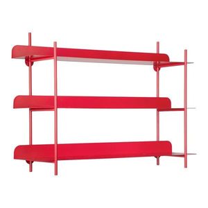 Červená poschodová kovová polica 60 cm Cool Retro – PT LIVING vyobraziť