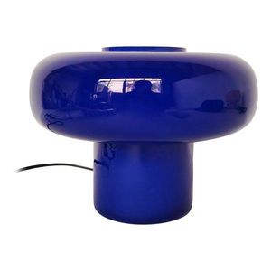 Modrá sklenená stolová lampa (výška 18 cm) Grande Anilla – Leitmotiv vyobraziť