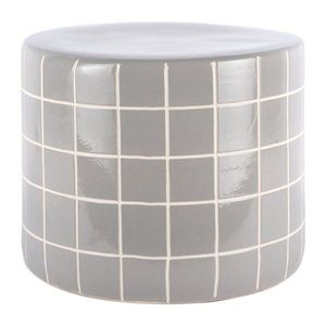 Keramický okrúhly odkladací stolík ø 42 cm Retro Tiles – Leitmotiv vyobraziť