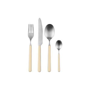 Svetložltý/v striebornej farbe antikoro príbor 4 ks pre 1 osobu Noli – noo.ma vyobraziť