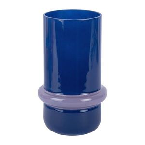 Tmavomodrá sklenená váza (výška 22 cm) Animado Anillo – PT LIVING vyobraziť