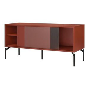 TV stolík v terakotovej farbe 116x55x42 cm Met Mini – noo.ma vyobraziť