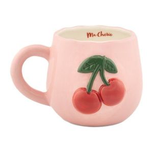 Svetloružový hrnček Cherry – Sass & Belle vyobraziť