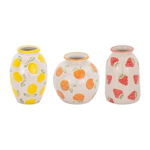 Kameninové súprava váz 3 ks (výška 9, 5 cm) Fruit – Sass & Belle vyobraziť