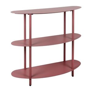 Vínovočervený kovový regál 90x82x28 cm Riqueza – Leitmotiv vyobraziť