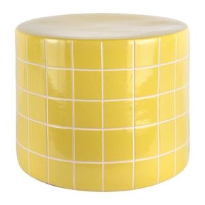 Keramický okrúhly odkladací stolík ø 42 cm Retro Tiles – Leitmotiv vyobraziť