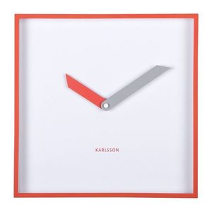 Nástenné hodiny Cool Retro Cuadrado – Karlsson vyobraziť
