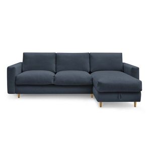 Tmavomodrá rohová pohovka Nouveau Cocoone – Bobochic Paris vyobraziť