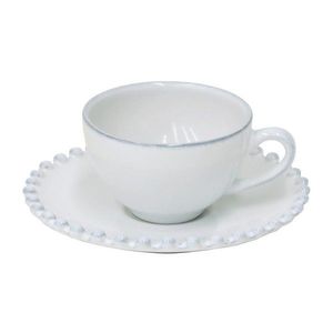 Biela kameninová šálka na espresso 90 ml Pearl – Costa Nova vyobraziť