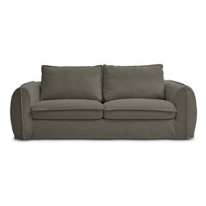 Taupe pohovka na každodenné spanie/rozkladacia 236 cm Archimede – Bobochic Paris vyobraziť