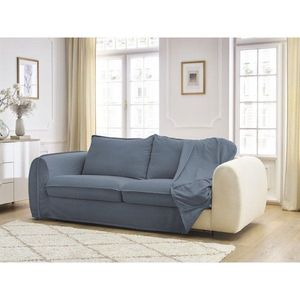 Modrá pohovka na každodenné spanie/rozkladacia 236 cm Archimede – Bobochic Paris vyobraziť